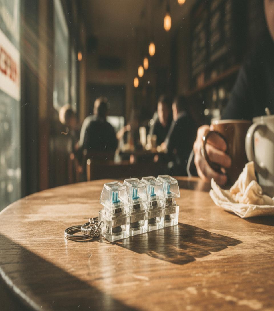 SLEVAA Crystal Switch – Işıklı Mekanik Anahtarlık